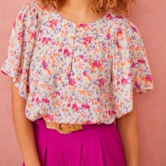 Beautiful floral top Des Petits Hauts - Picture 3 of 16